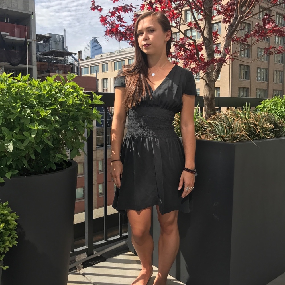 Maje olive green dress